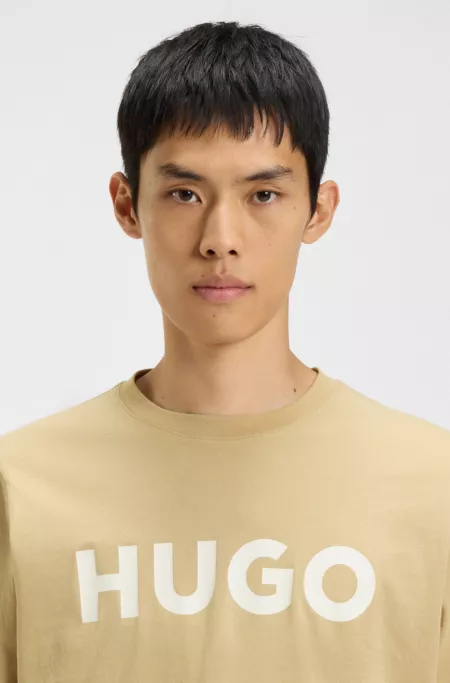 Logo-print T-shirt in cotton jersey