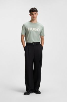 Camiseta de punto de algod&oacute;n con logo estampado, Cal