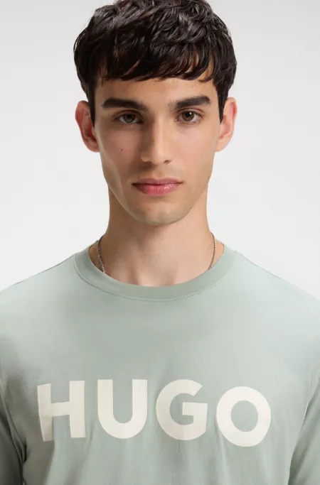 Logo-print T-shirt in cotton jersey