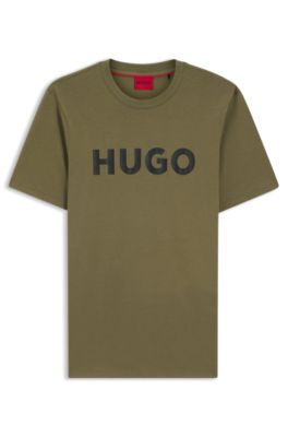 Camiseta de punto de algod&oacute;n con logo estampado, Cal