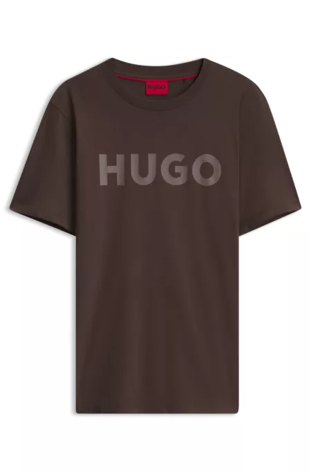 Logo-print T-shirt in cotton jersey