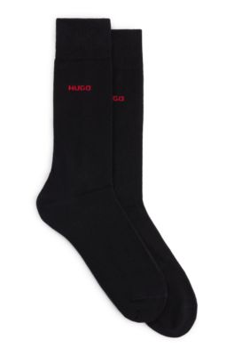 HUGO - Two-pack of regular-length socks in stretch fabric