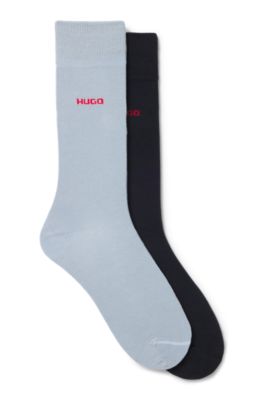 Two-pack of regular-length socks, Light Blue