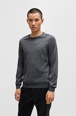 Essentials Men's Crewneck Sweater, Black, X-Small : :  Clothing, Shoes & Accessories