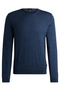 BOSS - Slim-fit sweater in virgin wool