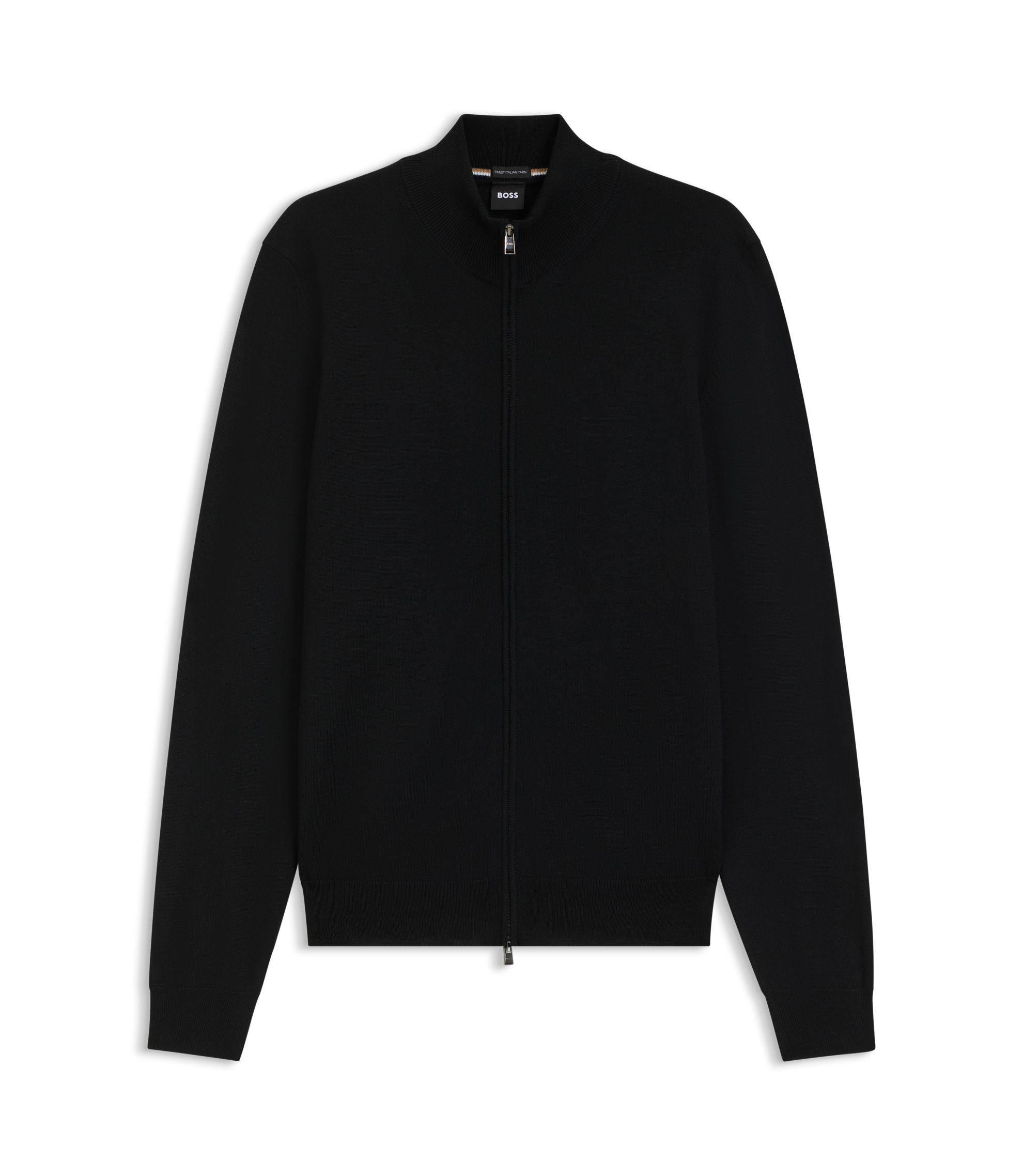 トップス 70s- black virgin wool cardigan 3sixteen】V⁠-⁠Neck Cardigan Earth Boucle Alpaca Black – Blue