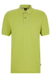 Polo en coton biologique avec logo brodé, Vert