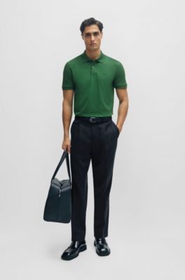 Pallas Polo de algod&oacute;n con logo bordado, Cal