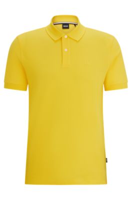 BOSS - Cotton polo shirt with embroidered logo