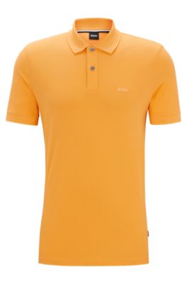 BOSS - Pallas Cotton polo shirt with embroidered logo