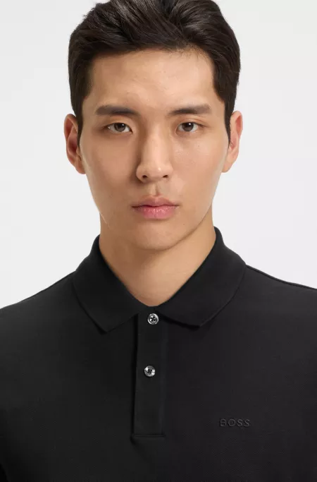 Pallas logo-detail polo shirt in cotton piqué