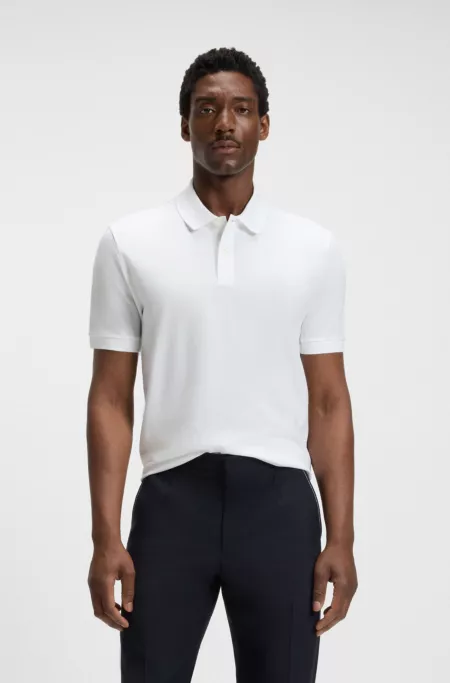 Pallas logo-detail polo shirt in cotton piqué