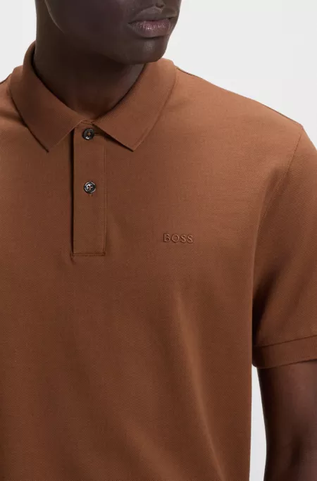 Pallas logo-detail polo shirt in cotton piqué
