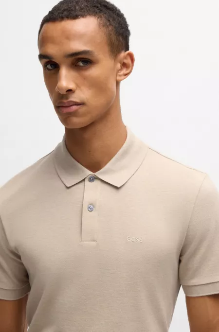 Pallas logo-detail polo shirt in cotton piqué