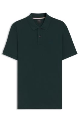 Pallas logo-detail polo shirt in cotton piqu&eacute;, Light Green