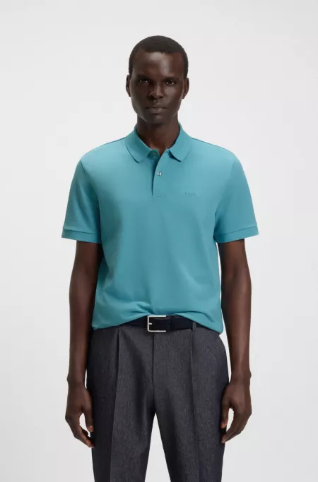 Pallas logo-detail polo shirt in cotton piqué