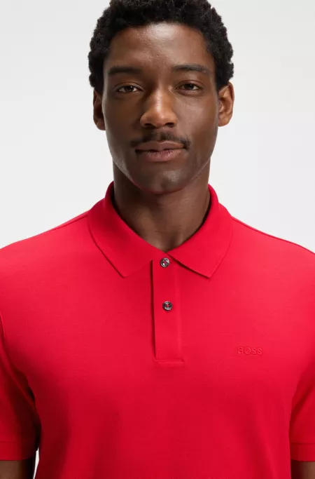 Pallas logo-detail polo shirt in cotton piqué