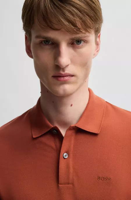 Pallas logo-detail polo shirt in cotton piqué