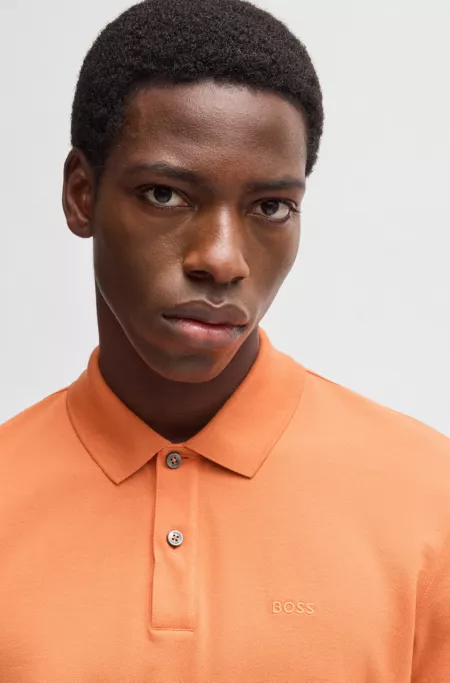 Pallas logo-detail polo shirt in cotton piqué