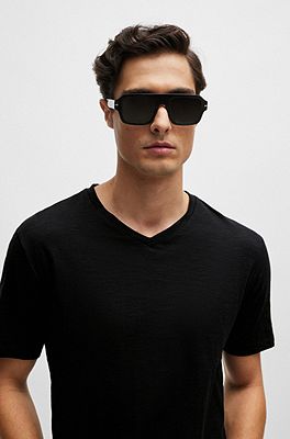 Tee shirt col v homme hugo boss hot sale