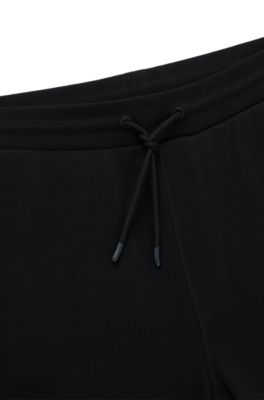 BOSS Cottonterry tracksuit bottoms with logo patch