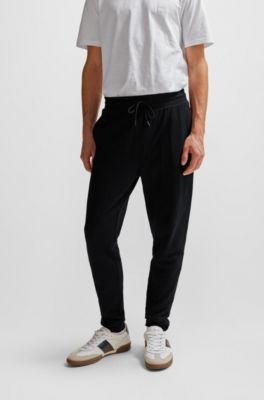 BOSS Cottonterry tracksuit bottoms with logo patch