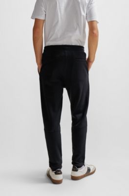 BOSS Cottonterry tracksuit bottoms with logo patch