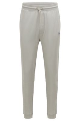 BOSS Cottonterry tracksuit bottoms with logo patch