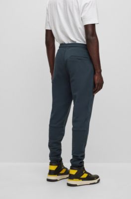 BOSS Cottonterry tracksuit bottoms with logo patch