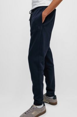 BOSS Cottonterry tracksuit bottoms with logo patch