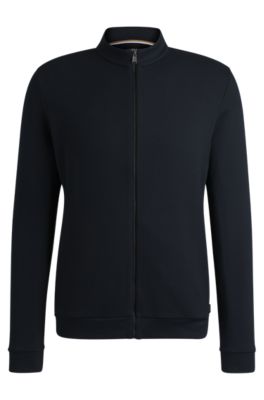 BOSS - zip-up sweatshirt with structured front