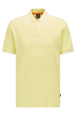 Yellow hugo boss t 2024 shirt