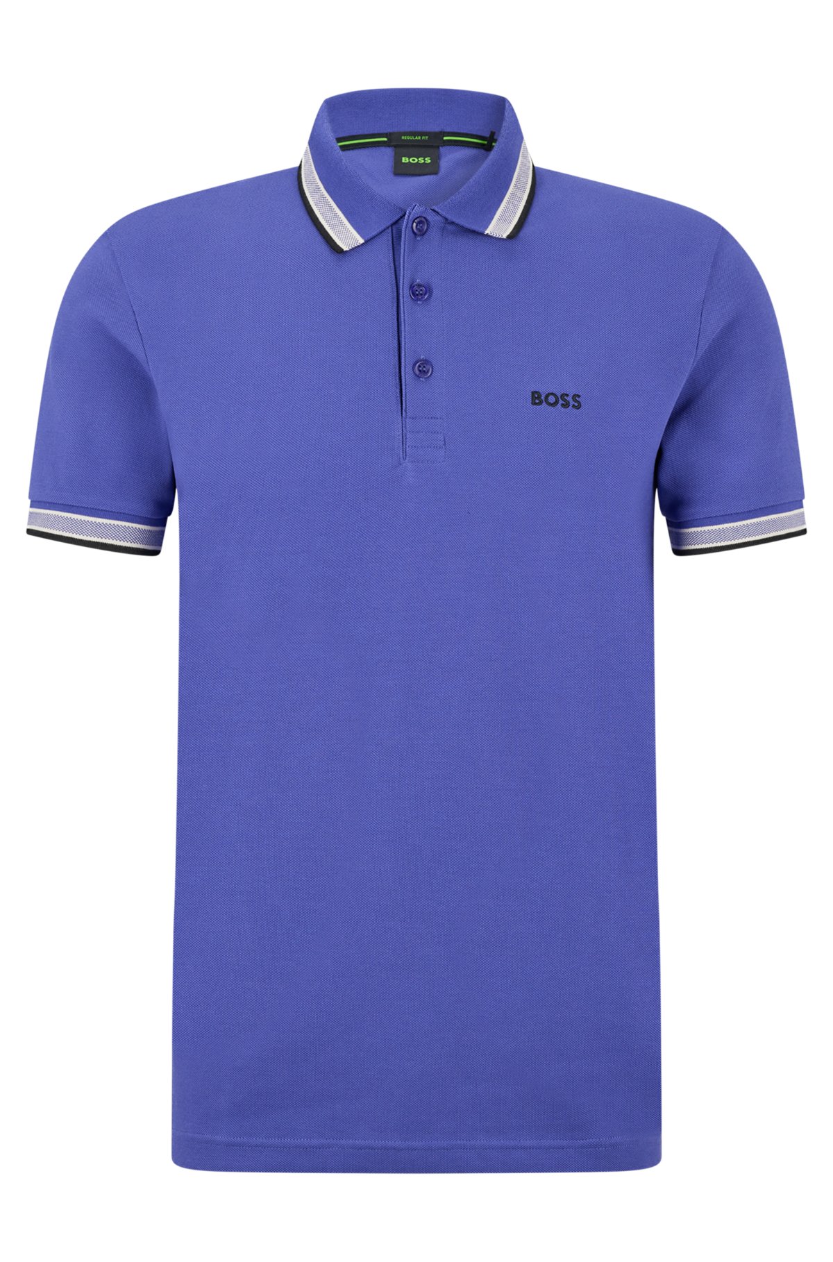 nyt år tråd Enlighten BOSS - Cotton polo shirt with logo