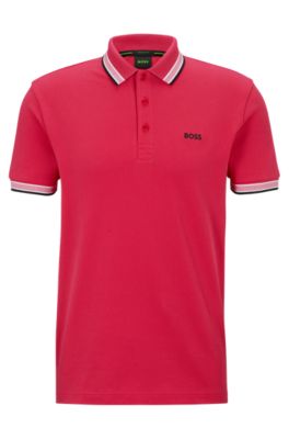 hugo boss polo pink