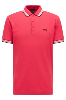 Pink hugo store boss t shirt