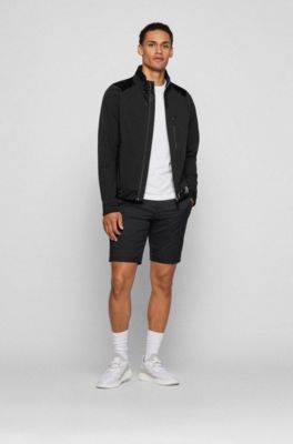 Camiseta de punto de algod&oacute;n con logo curvado, Blanco