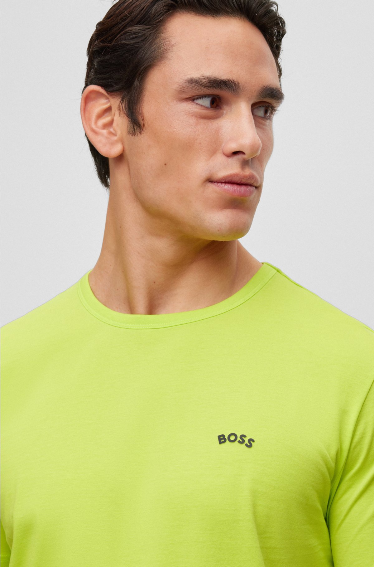 BOSS - logo T-shirt in organic cotton