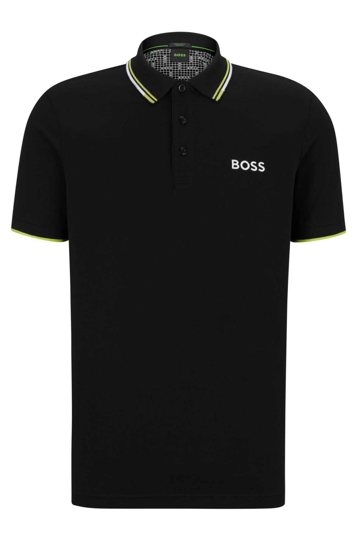 Forbløffe forbrug Clip sommerfugl BOSS - Cotton-blend polo shirt with contrast details