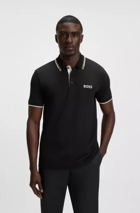 Active Paddy regular-fit polo shirt in quick-dry stretch pique