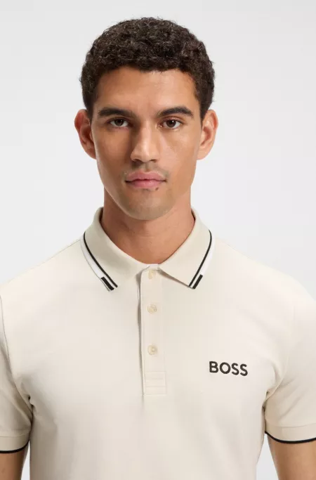 Active Paddy regular-fit polo shirt in quick-dry stretch pique