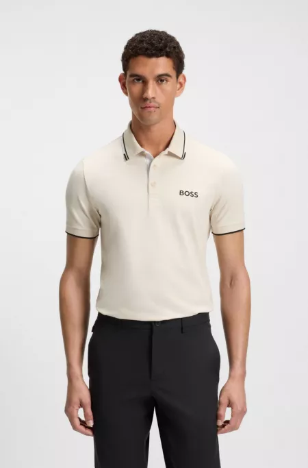 Active Paddy regular-fit polo shirt in quick-dry stretch pique