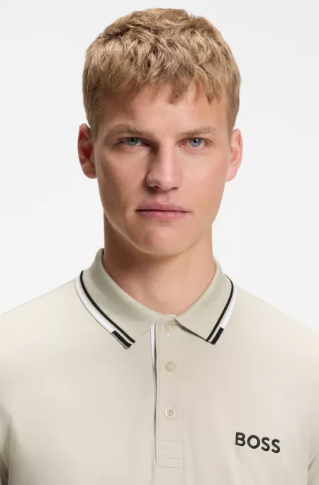Active Paddy regular-fit polo shirt in quick-dry stretch pique
