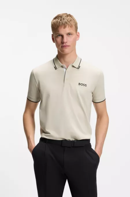 Active Paddy regular-fit polo shirt in quick-dry stretch pique