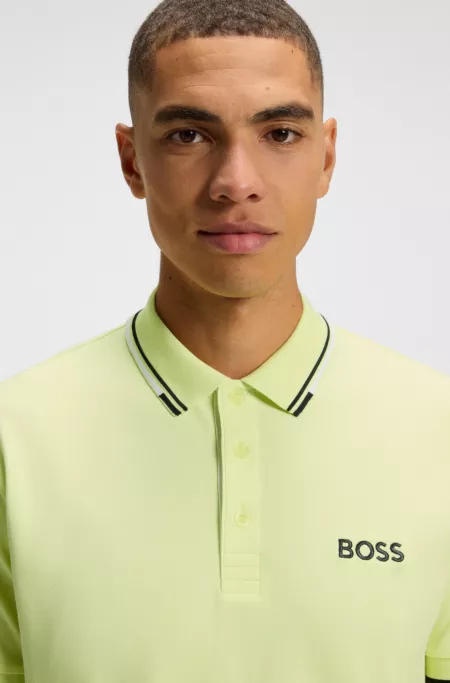 Active Paddy regular-fit polo shirt in quick-dry stretch pique