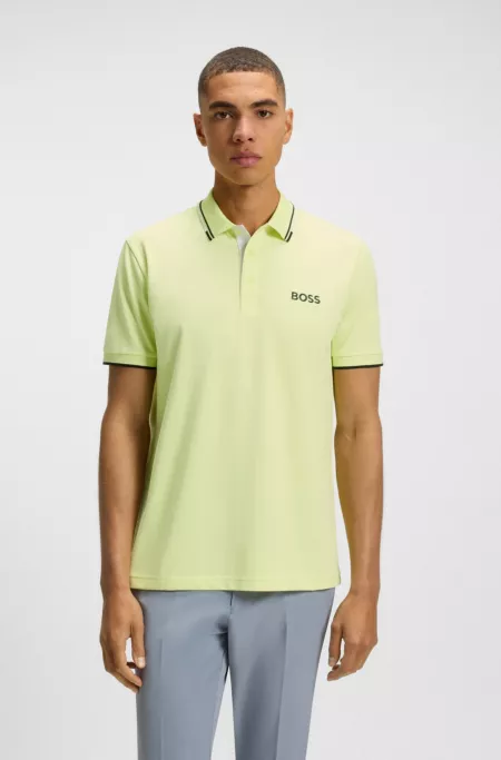 Active Paddy regular-fit polo shirt in quick-dry stretch pique