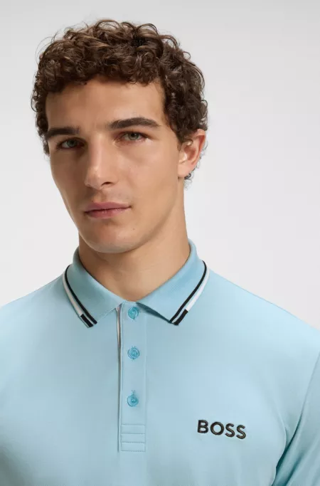 Active Paddy regular-fit polo shirt in quick-dry stretch pique