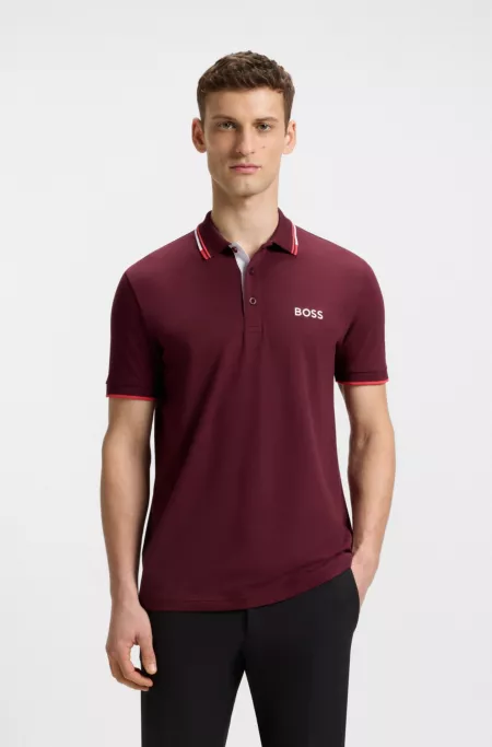 Active Paddy regular-fit polo shirt in quick-dry stretch pique