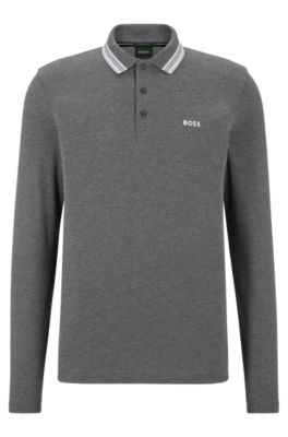 Boss long sleeve shop t shirt sale