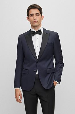 Hugo boss blue clearance tuxedo