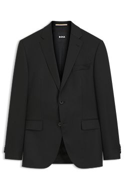 BOSS ONE Chaqueta de traje regular fit en sarga de lana virgen